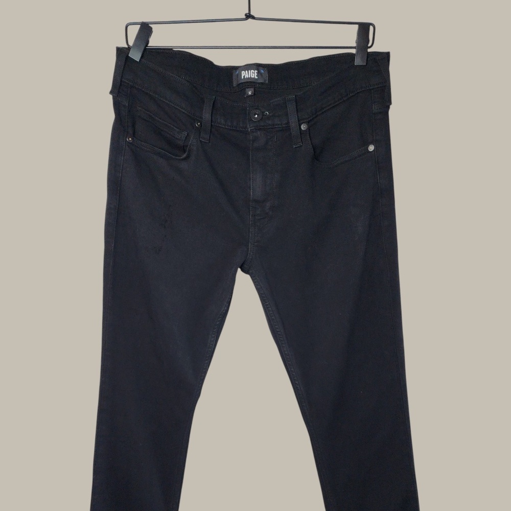 Paige Slim leg - Black Denim (32 / 29)